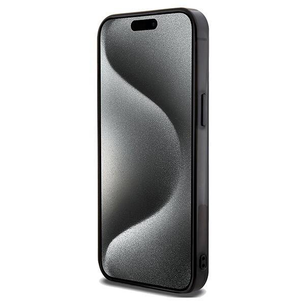 Mercedes MEHMP15L23HRSK iPhone 15 Pro  6.1" czarny/black hardcase Double Layer Crossed Lines MagSafe