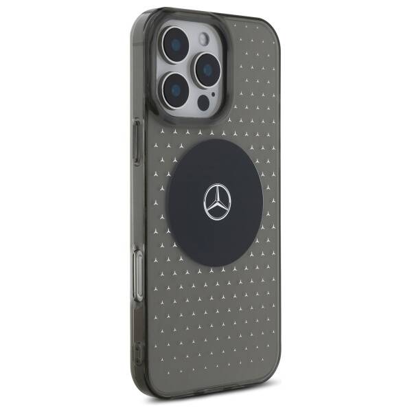 Mercedes MEHMP16L23HCPK iPhone 16 Pro     6.3" czarny/black hardcase MB Case Star Pattern MagSafe