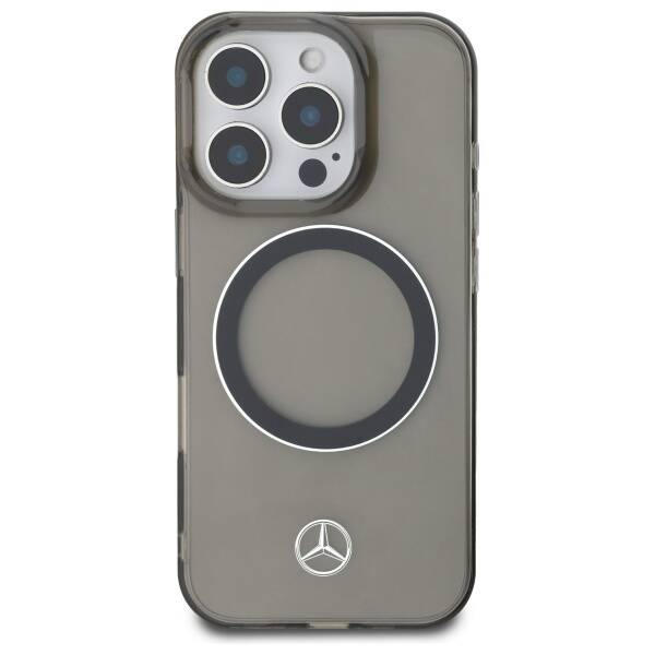 Mercedes MEHMP16L23HUOSK iPhone 16 Pro    6.3" czarny/black hardcase Silver Ring MagSafe