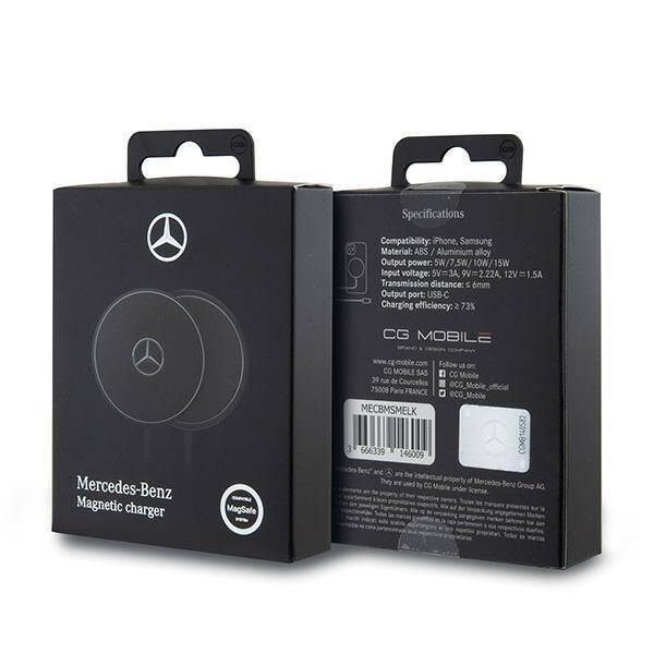 Mercedes ład. indukcyjna MECBMSMELK czarny/black 15W MagSafe