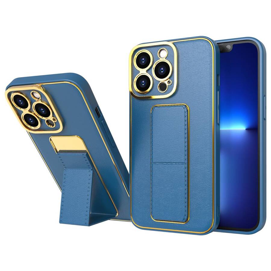 NEW KICKSTAND CASE CASE FOR IPHONE 13 PRO WITH STAND BLUE