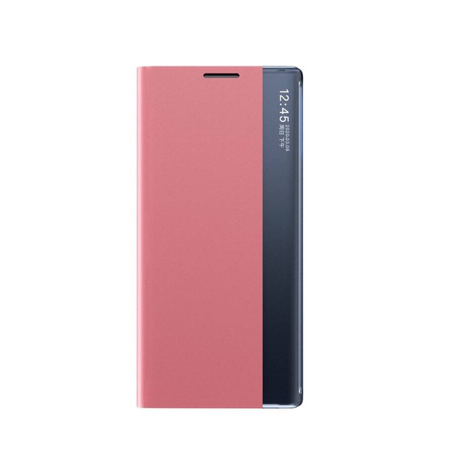 NEW SLEEP CASE BOOKCASE TYPE CASE WITH KICKSTAND FUNCTION FOR SAMSUNG GALAXY A72 4G PINK