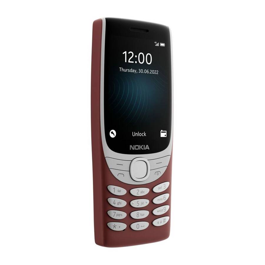 NOKIA 8210 DualSim 4G MOBILE PHONE RED