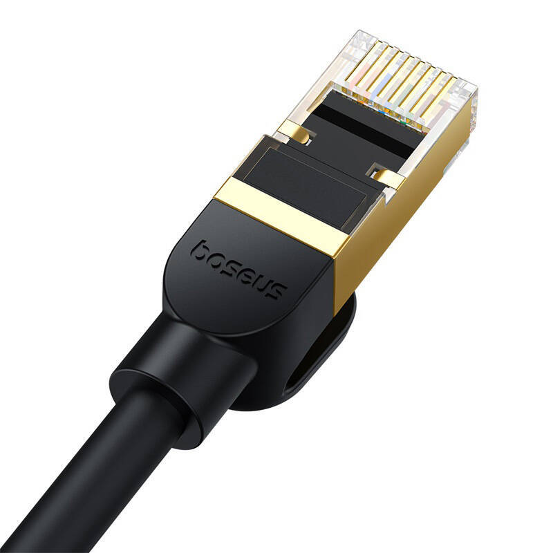 Network cable cat.8 Baseus Ethernet RJ45, 40Gbps, 1,5m (black)