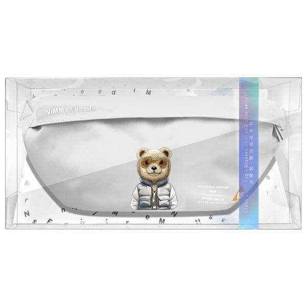 Nimmy Nerka na ramię szary/gray           Crossbody Cool&Cute 2.0 Bear