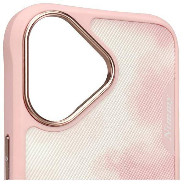 Nimmy etui iPhone 16 6.1 różowy/pink Big  Eyed Pet 2.0 Cat