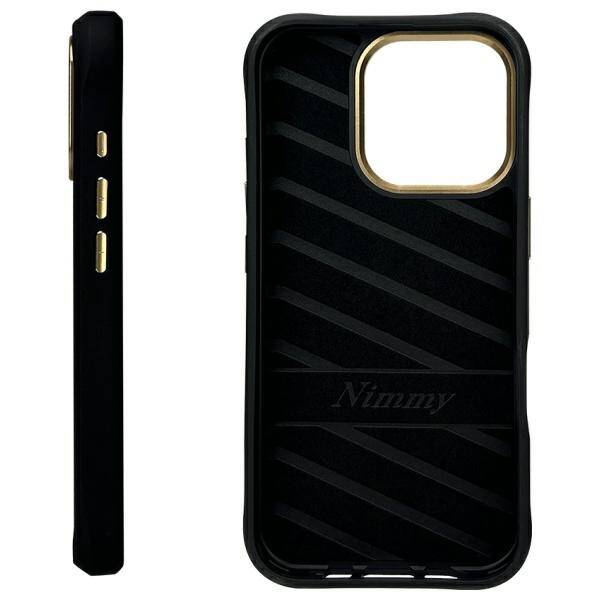 Nimmy etui iPhone 16 Pro 6.3"             czarny/black Glasses Cool Dog