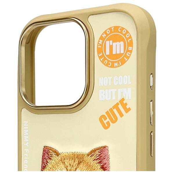 Nimmy etui iPhone 16 Pro 6.3" khaki       Cool&Cute 2.0 Cat