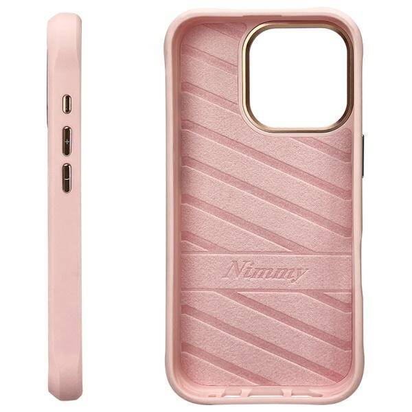 Nimmy etui iPhone 16 Pro 6.3"             różowy/pink Cool&Cute 2.0 Cat