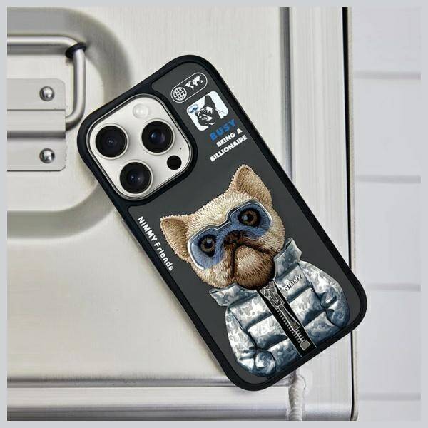 Nimmy etui iPhone 16 Pro Max 6.9"         czarny/black Cool&Cute 2.0 Dog