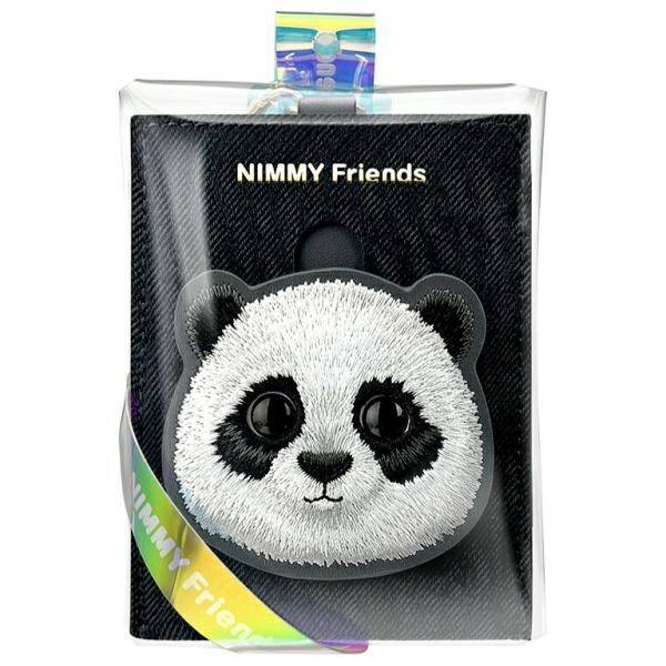 Nimmy portfel na karty czarny/black       Glasses Panda