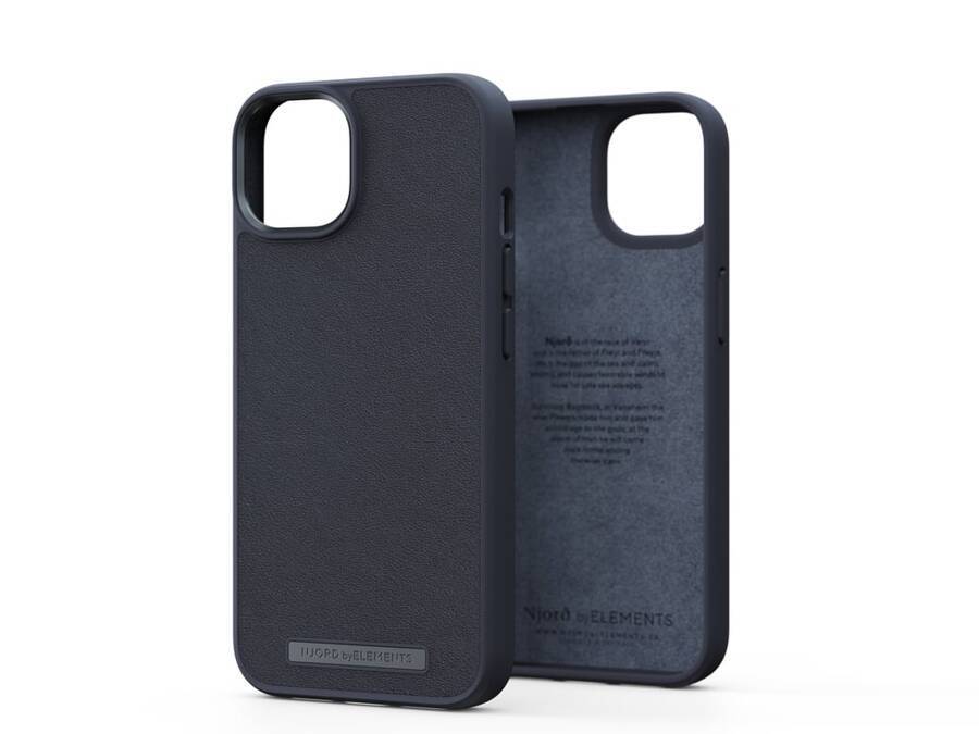 Njord "Genuine" Cover for Apple iPhone 14, black