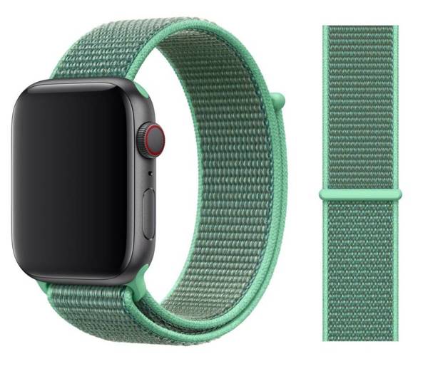 ORIGINAL APPLE WATCH TEXTILE BAND 44MM MV8H2ZM/A GREEN SPEARMINT ORIGINAL SEAL