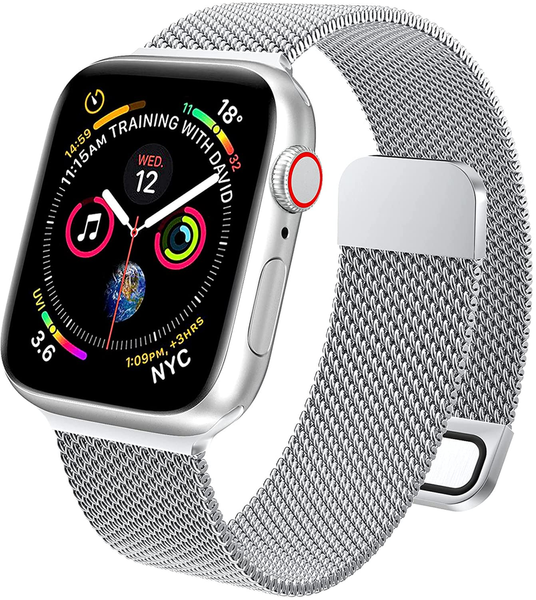 ORIGINAL BAND APPLE MILANESE 44MM MTU62ZM/A SILVER WITHOUT PACKAGING