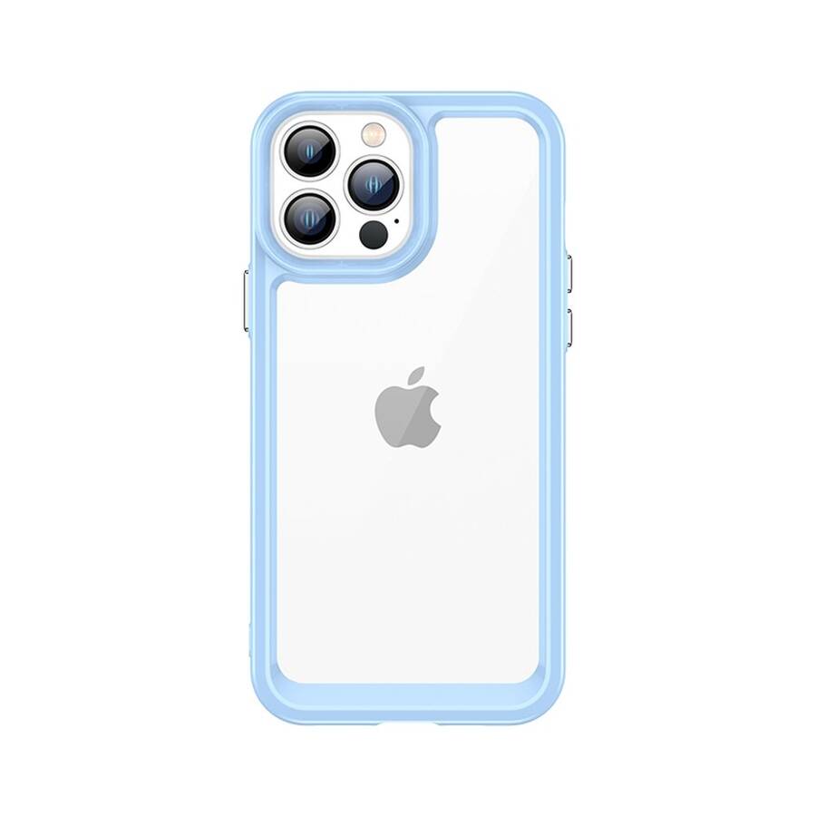 OUTER SPACE CASE FOR IPHONE 12 PRO MAX HARD COVER WITH GEL FRAME BLUE