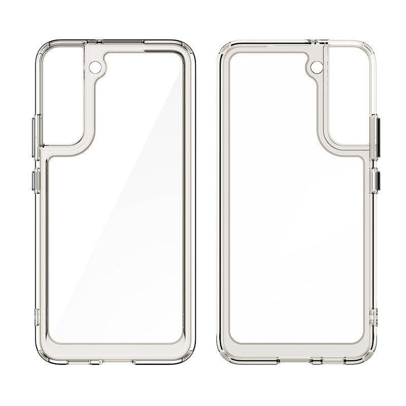 OUTER SPACE CASE FOR SAMSUNG GALAXY S23+ COVER WITH A FLEXIBLE TRANSPARENT FRAME