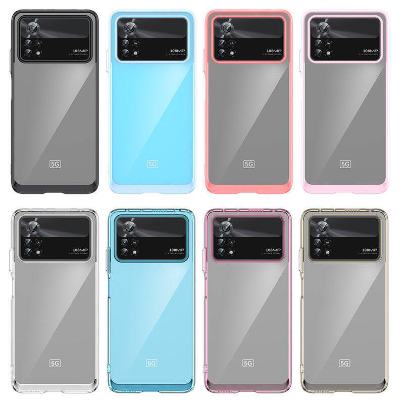 OUTER SPACE CASE FOR XIAOMI POCO X4 PRO 5G COVER WITH A FLEXIBLE FRAME BLACK