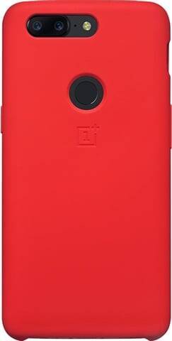 OnePlus 5T Silicone Protective Case Red Damaged Packaging