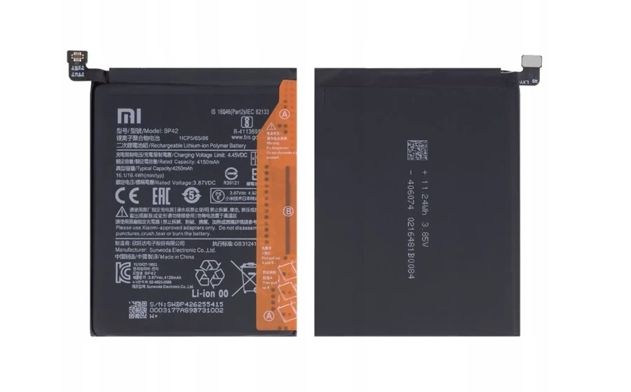 Original battery for Xiaomi MI 11 LITE / MI 11 LITE 5G / MI 9T BP42