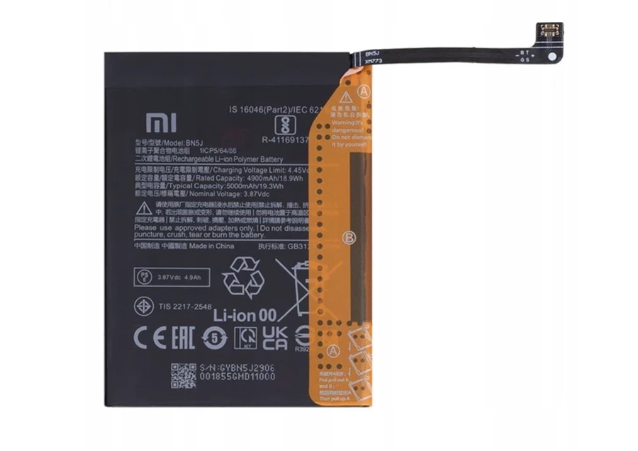 Original battery for Xiaomi REDMI NOTE 12 POCO X5 5G BN5J