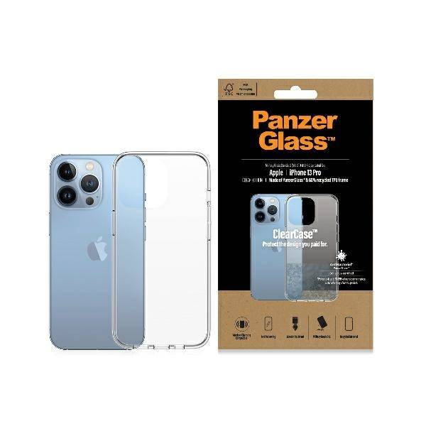PANZERGLASS CLEAR CASE IPHONE 13 PRO ANTIBACTERIAL  MILITARY GRADE CLEAR