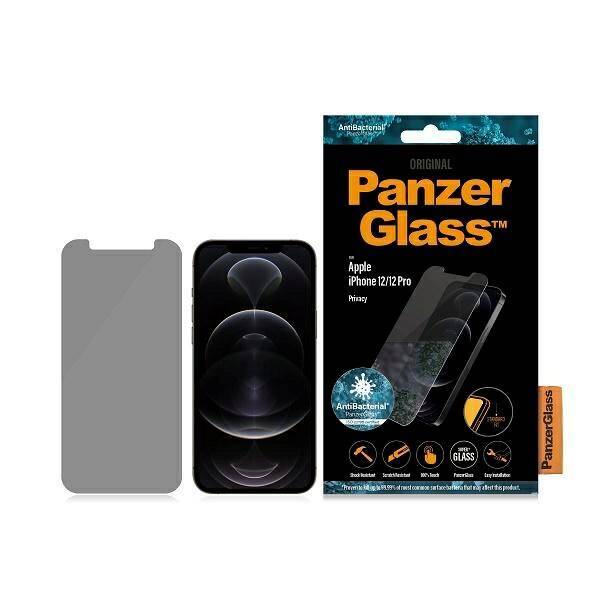 PANZERGLASS ULTRA-WIDE FIT IPHONE 14 / 13 PRO / 13 6,1" PRIVACY SCREEN PROTECTION ANTIBACTERIAL EASY ALIGNER INCLUDED P2783