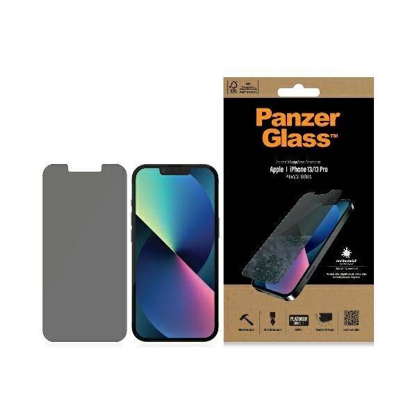 PANZERGLASS ULTRA-WIDE FIT IPHONE 14 / 13 PRO / 13 6,1" SCREEN PROTECTION ANTIBACTERIAL EASY ALIGNER INCLUDED ANTI-BLUE LIGHT 2791
