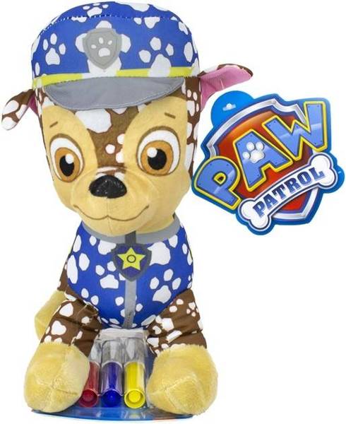 PAW PATROL CHASE MASCOT FOR PAINTING DOODLE PUP
