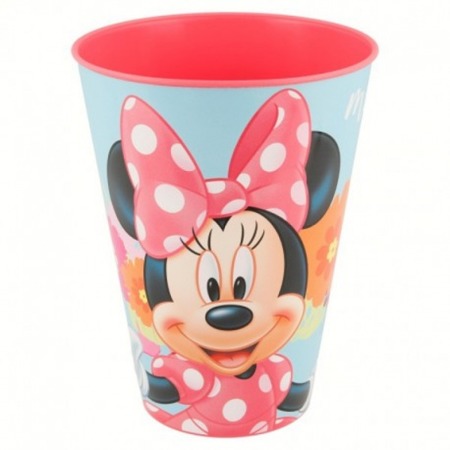 PLASTIC CUP 430ML MINNIE MOUSE