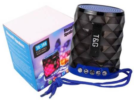 PORTABLE BLUETOOTH SPEAKER TG-155 5W MICRO SD AUX BLACK