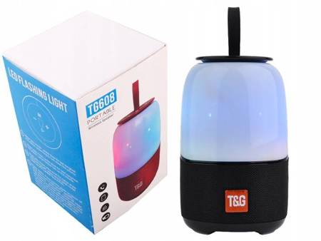 PORTABLE BLUETOOTH SPEAKER TG608 5W LED AUX