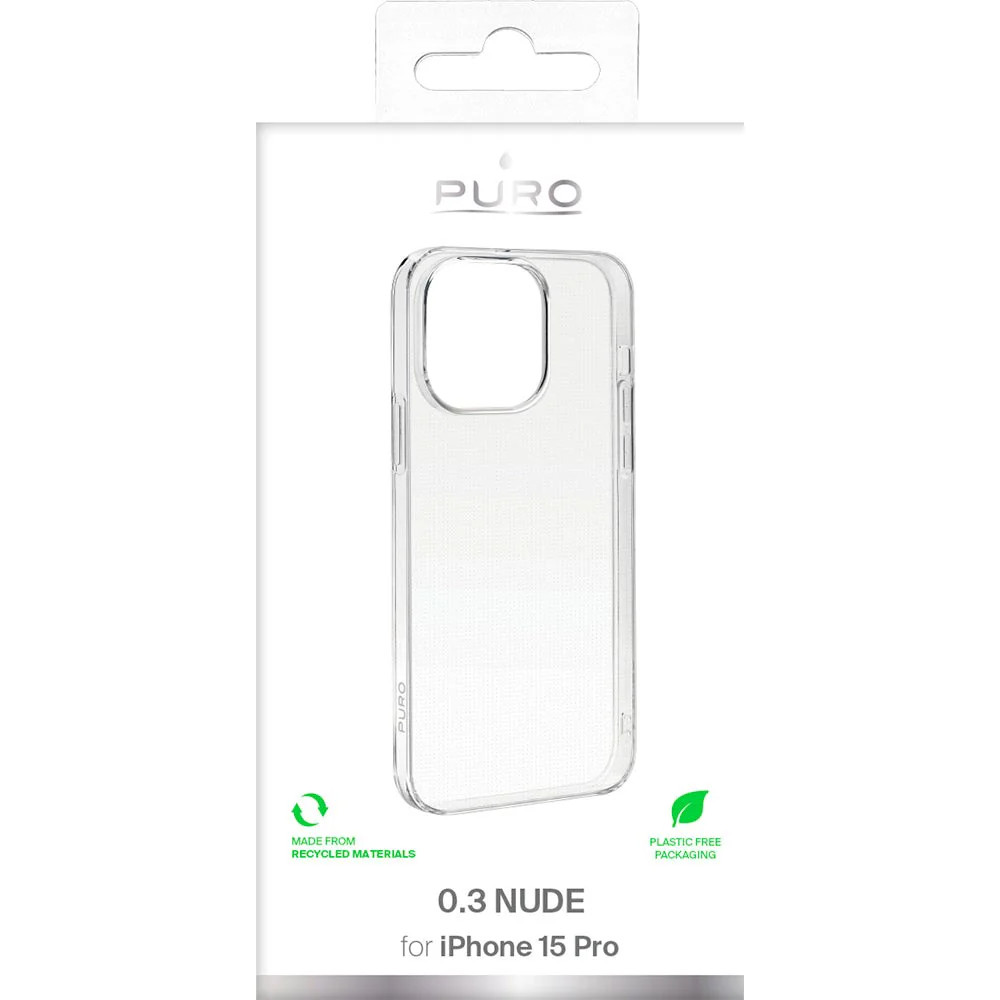 PURO 0.3 Nude - iPhone 15 Pro Case (transparent)