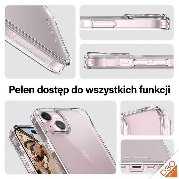 PanzerGlass Bundle 3in1 iPhone 15 6.1" D3O Hardcase + Screen Protector UWF+ Lens 1136+1172+2809