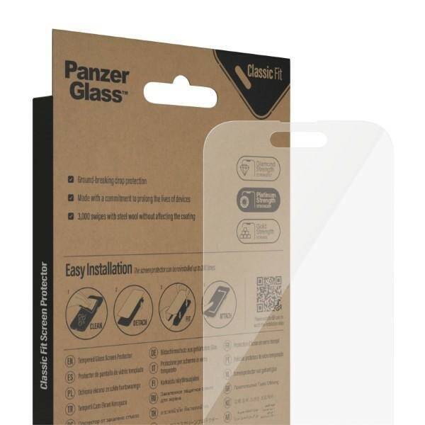 PanzerGlass Classic Fit iPhone 14 Pro 6,1" Screen Protection Antibacterial 2768