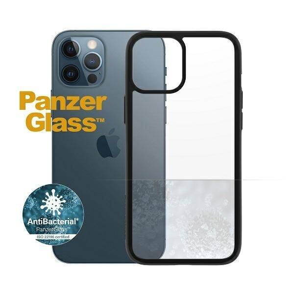 PanzerGlass ClearCase iPhone 12 Pro Max 6,7" Antibacterial czarny/black