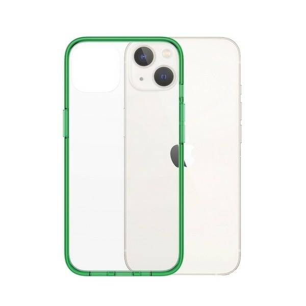 PanzerGlass ClearCase iPhone 13 / 14 / 15 6,1" Antibacterial Military grade Lime 0334