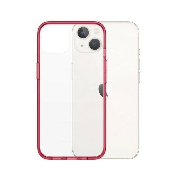 PanzerGlass ClearCase iPhone 13 / 14 / 15 6,1" Antibacterial Military grade Strawberry 0335