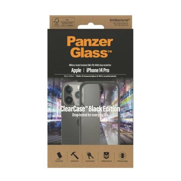 PanzerGlass ClearCase iPhone 14 Pro 6.1" Antibacterial czarny/black 0406