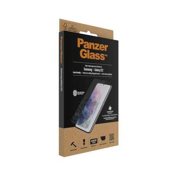 PanzerGlass E2E Microfracture Sam S22 G901 Case Friendly AntiBacterial czarny/black 7293