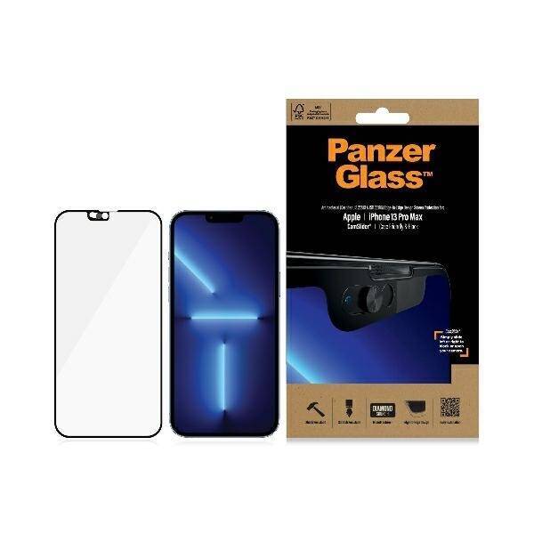 PanzerGlass E2E Microfracture iPhone 13 Pro Max 6,7" CamSlider Case Friendly AntiBacterial czarny/black 2749