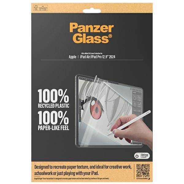 PanzerGlass GraphicPaper iPad Air 13" 2024 | iPad Pro 13" 2024 Anti Glare, Case Friendly, Ultra-wide Fit 2836