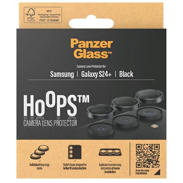 PanzerGlass Hoops Camera Sam S24+ czarny/black 1208 camera lens protector hoop optic rings