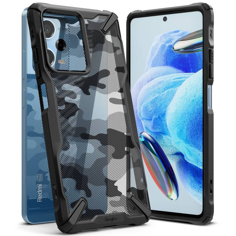 RINGKE FUSION X XIAOMI REDMI NOTE 12 PRO 5G / POCO X5 PRO 5G CAMO BLACK