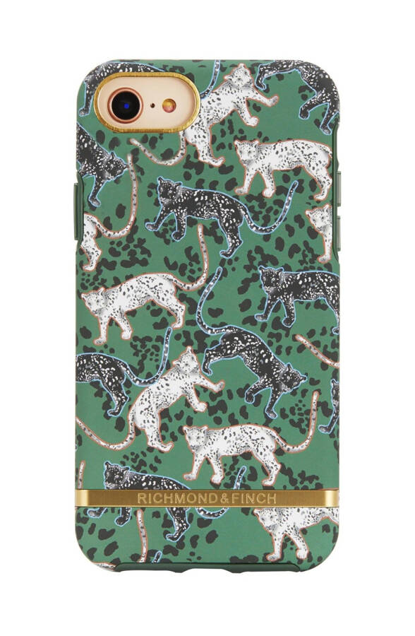 Richmond & Finch iPhone 7/8/SE 2020/ SE2022 Case, Green Leopard