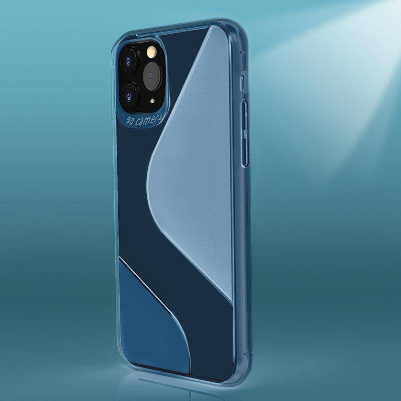 S-CASE FLEXIBLE COVER TPU CASE FOR HUAWEI P SMART 2020 BLUE