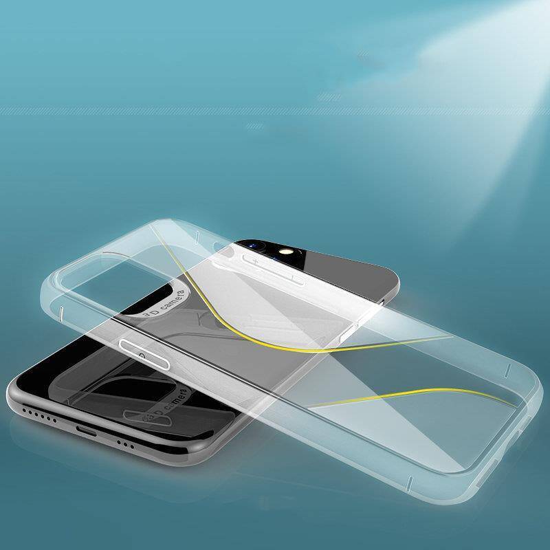 S-CASE FLEXIBLE COVER TPU CASE FOR XIAOMI REDMI 10X 4G / XIAOMI REDMI NOTE 9 TRANSPARENT