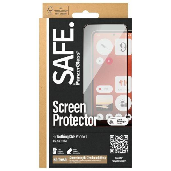 SAFE by PanzerGlass Phone 1 Screen        Protection Ultra-Wide Fit SAFE95949