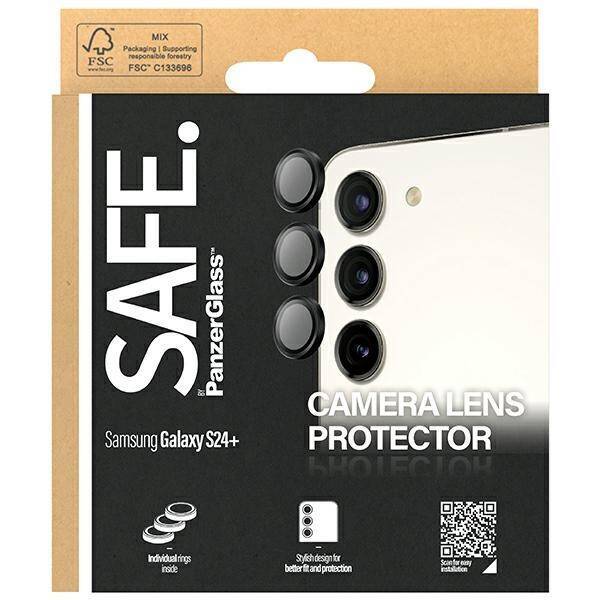 SAFE by PanzerGlass Sam S24+ S926 Hoops Camera czarny/black SAFE95670