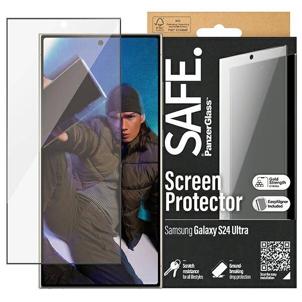 SAFE by PanzerGlass Sam S24 Ultra S928 Screen Protection Ultra-Wide Fit SAFE95668