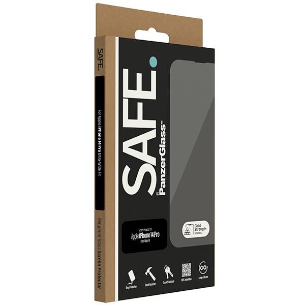 SAFE by PanzerGlass iPhone 14 Pro Screen Protection Ultra-Wide Fit SAFE95149